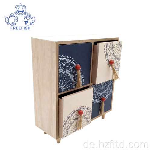 Home dekorative Vintage Holz Schubladenbox